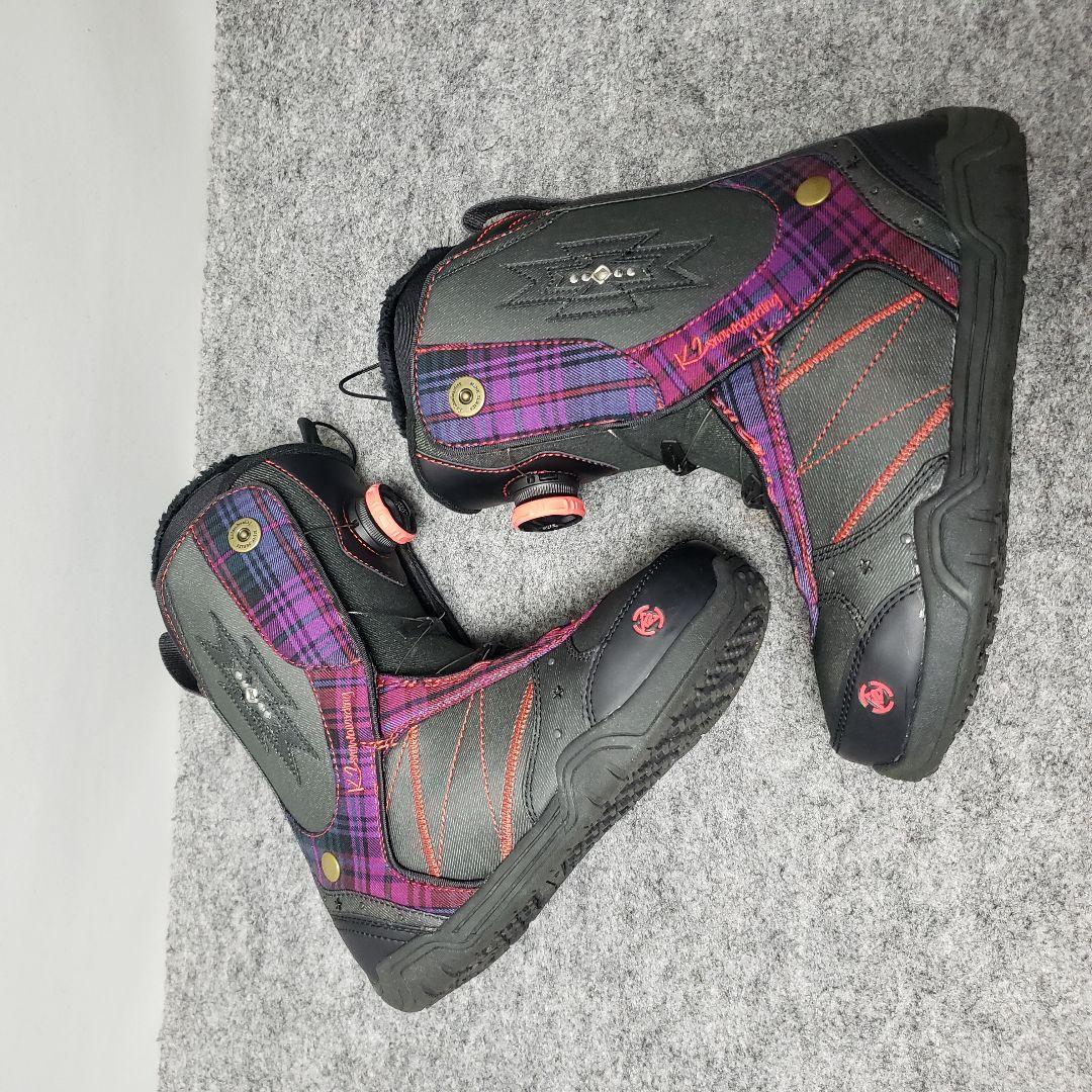 美品 K2 24.0cm ダイヤルブーツ レディース