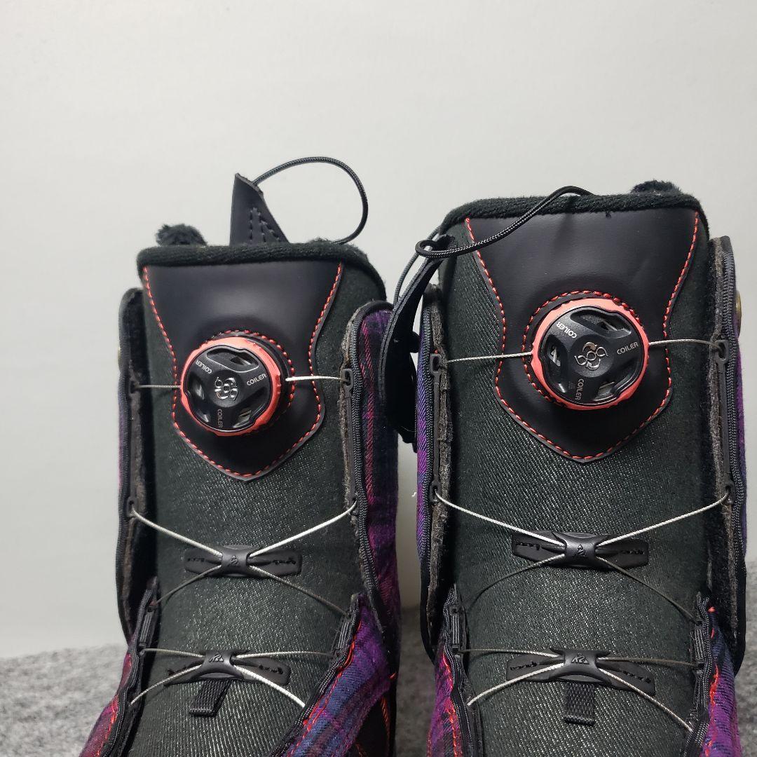 美品 K2 24.0cm ダイヤルブーツ レディース