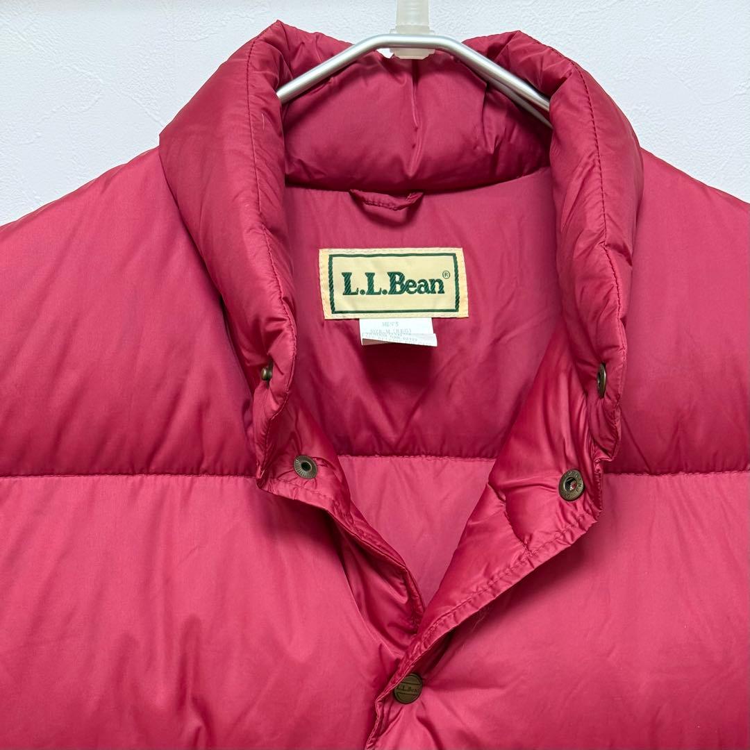 L.L.Bean ダウンベスト 赤 メンズ Mサイズ