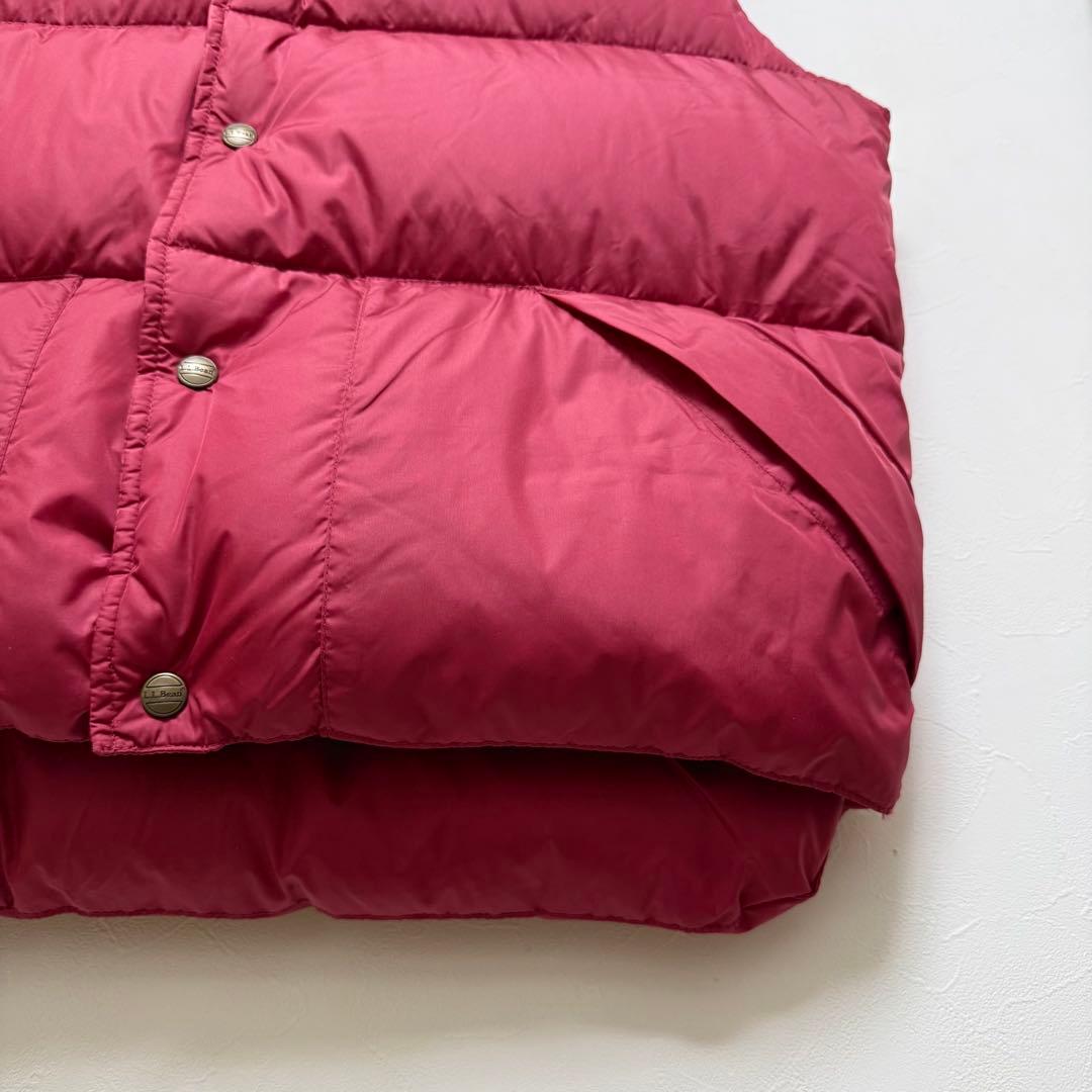 L.L.Bean ダウンベスト 赤 メンズ Mサイズ