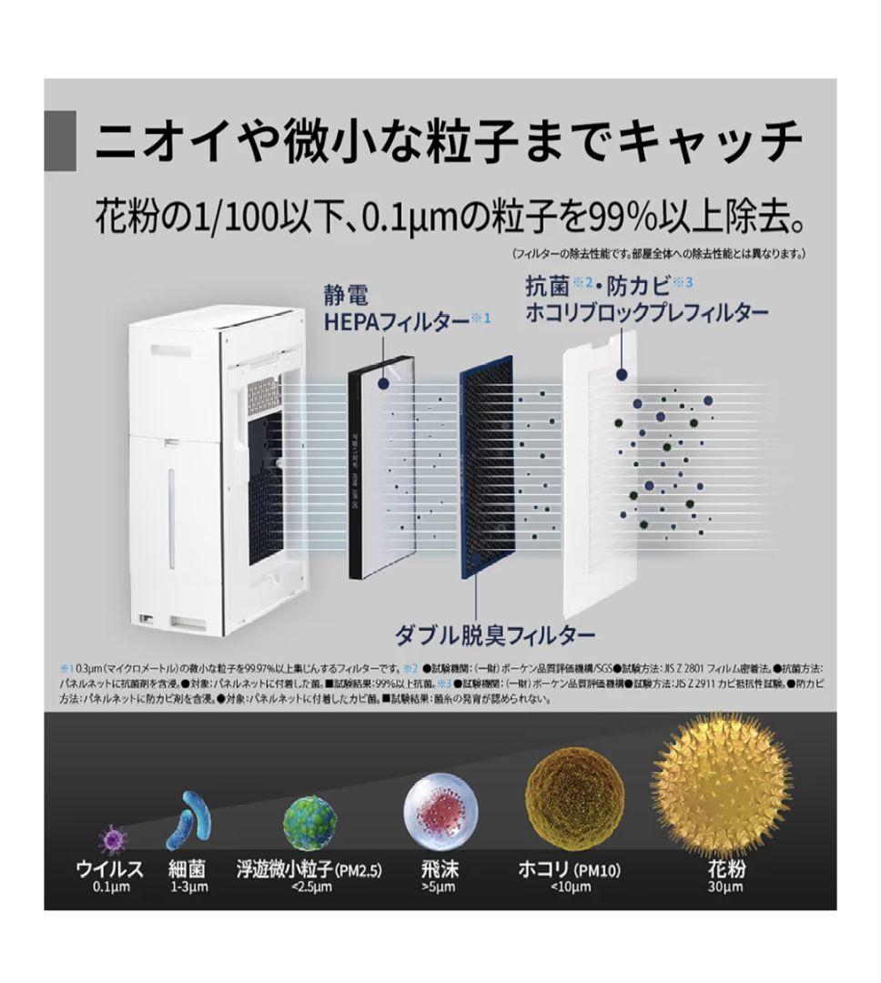 SHARP NEXT 空気清浄機 プレミアムモデル　KI-SX70