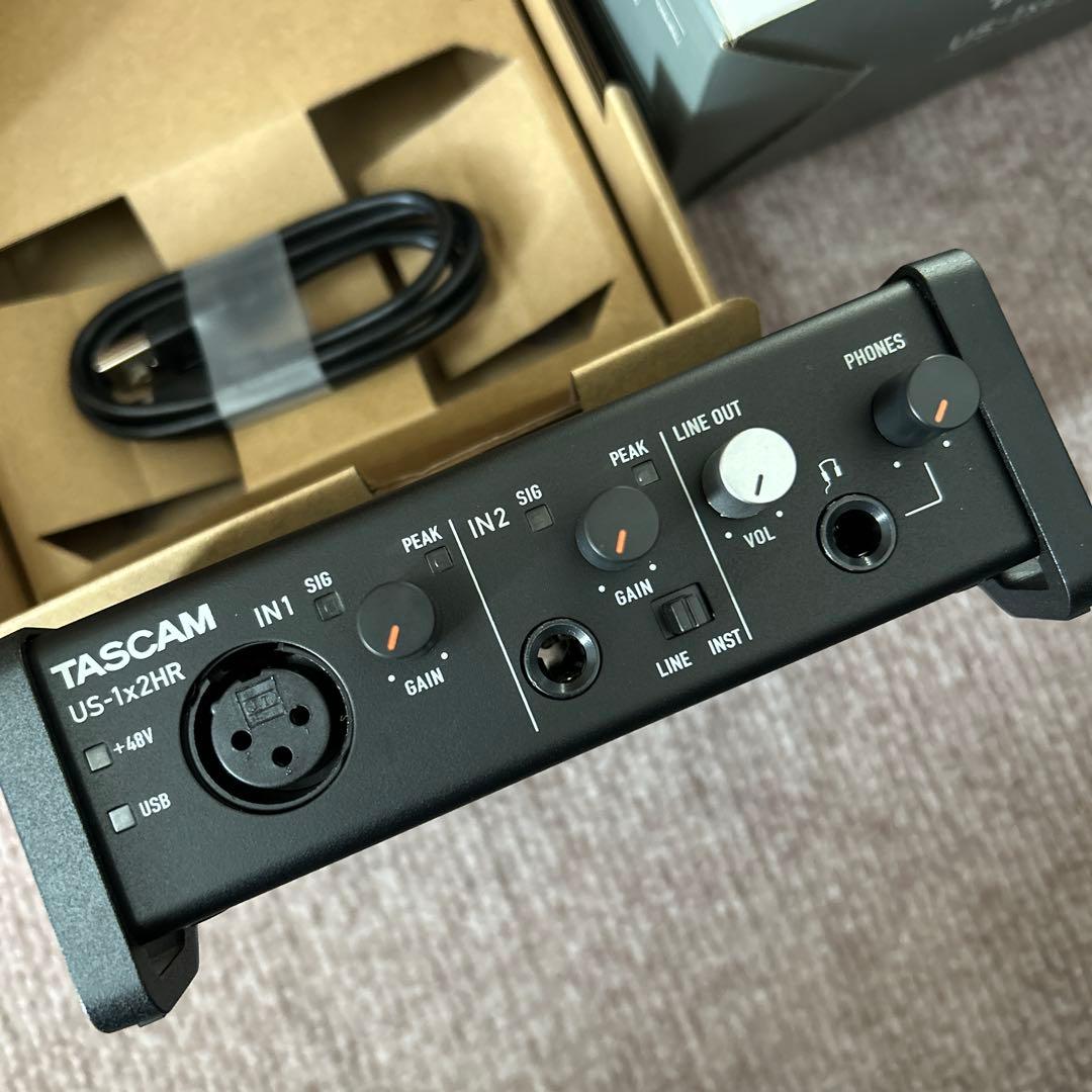 TASCAM US-1x2HR USBオーディオインターフェース