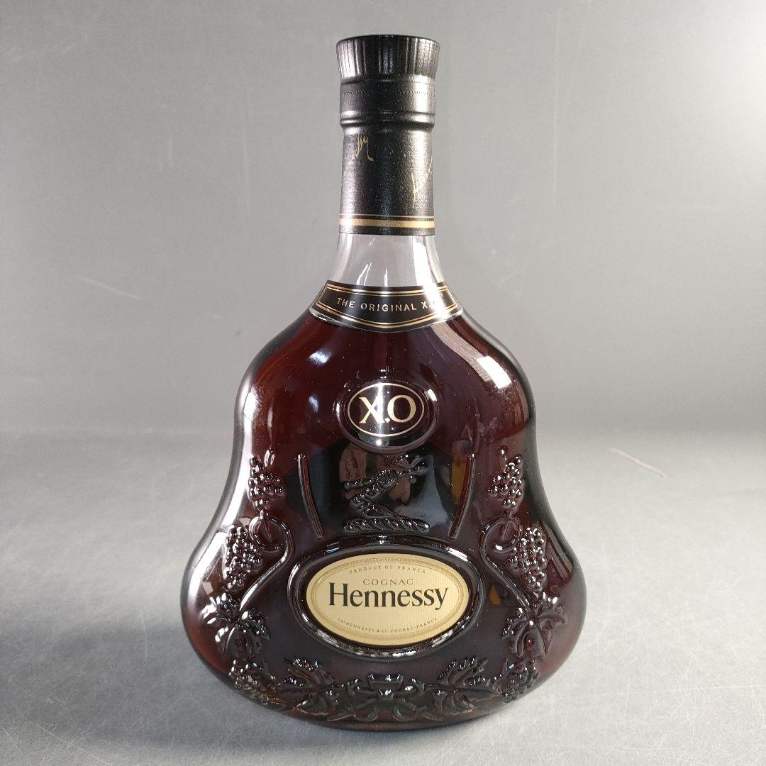 A1368-4/ヘネシーX.O/黒キャップ クリアボトル/700ml/