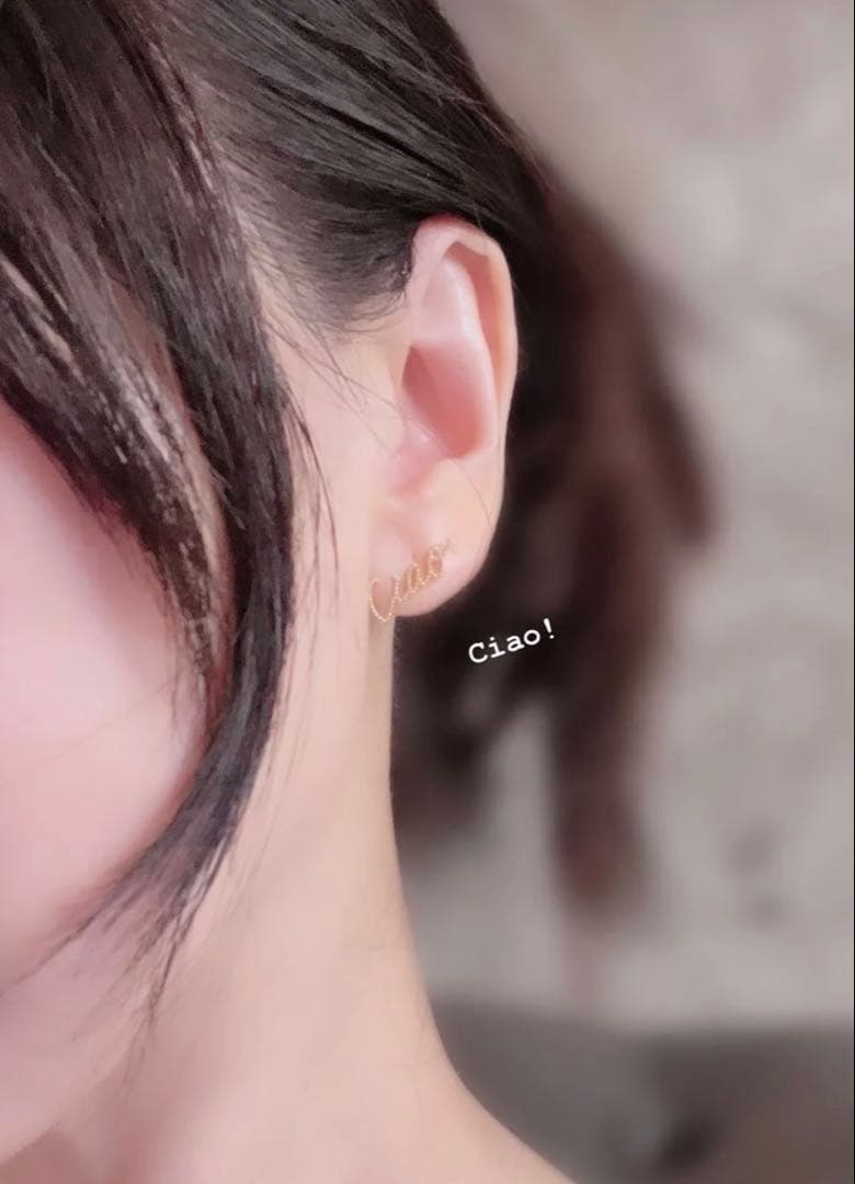 クアラントット　Ciao ダイヤモンド ピアス K18YG