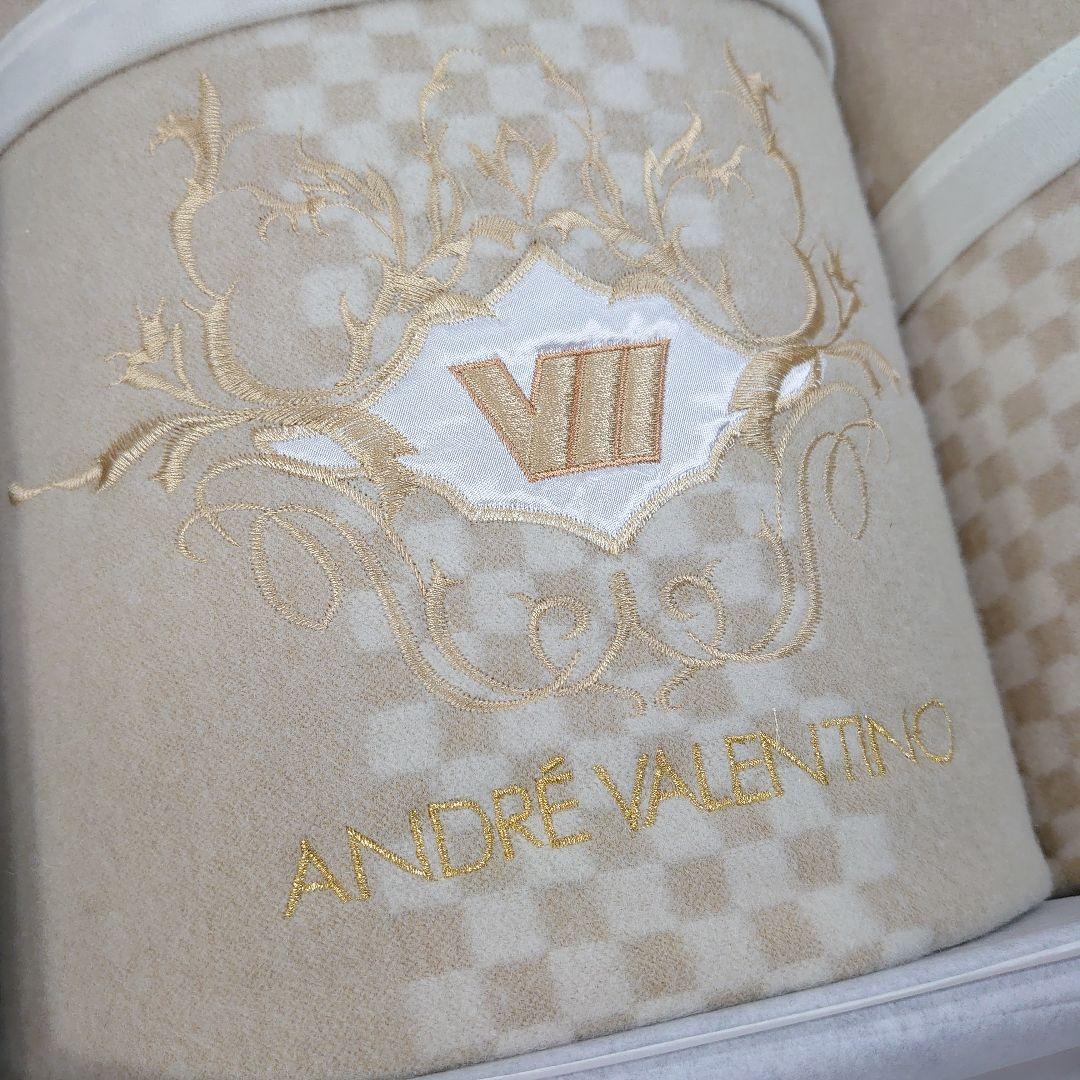 カシミヤ混ウール毛布 2枚 ホワイトカシミヤ35％ ラムウール65％ ペア