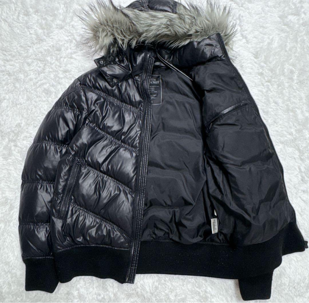 オールドユニクロ プレミアムダウンジャケット お兄系　平成系　00s ファー