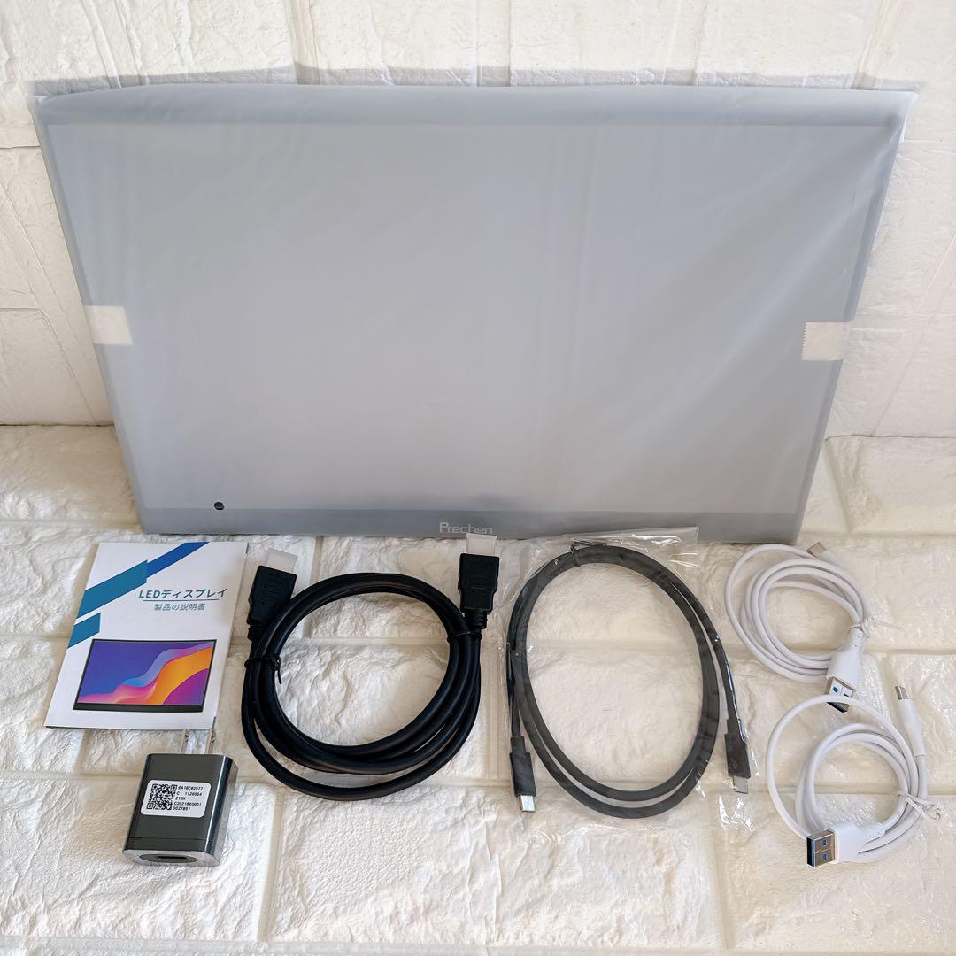 モバイル モニター タッチ スクリーン、15.6 インチ USBC ポータブル