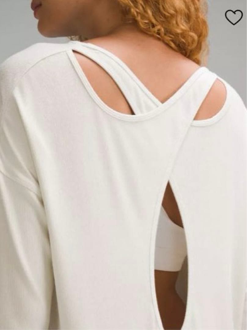 サイズ4★ルルレモン★バックキーホールロングスリーブシャツ