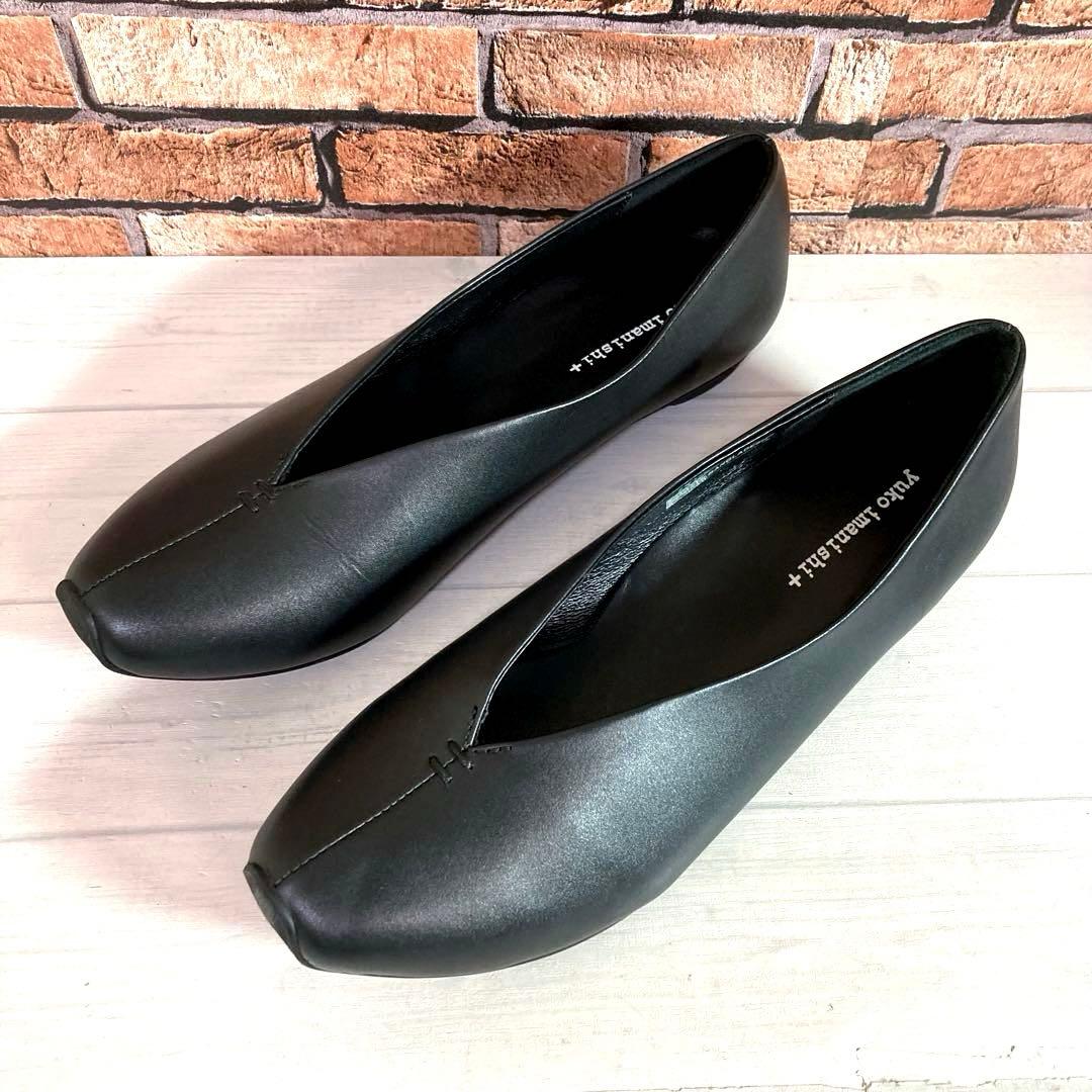 極美品■yuko imanishi+■フラットシューズ✨Vカット セレモニー