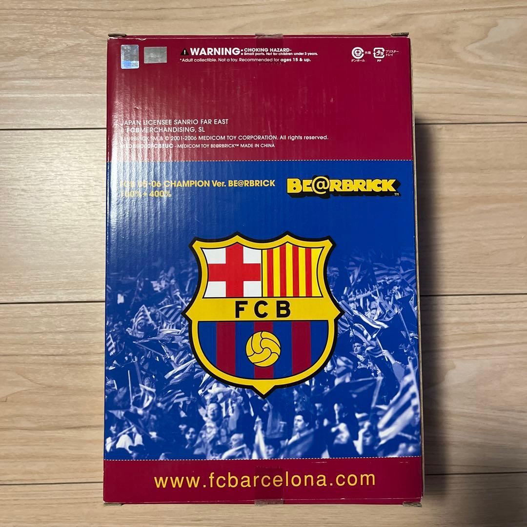 BE@RBRICK FCバルセロナ 400% 100% ベアブリック