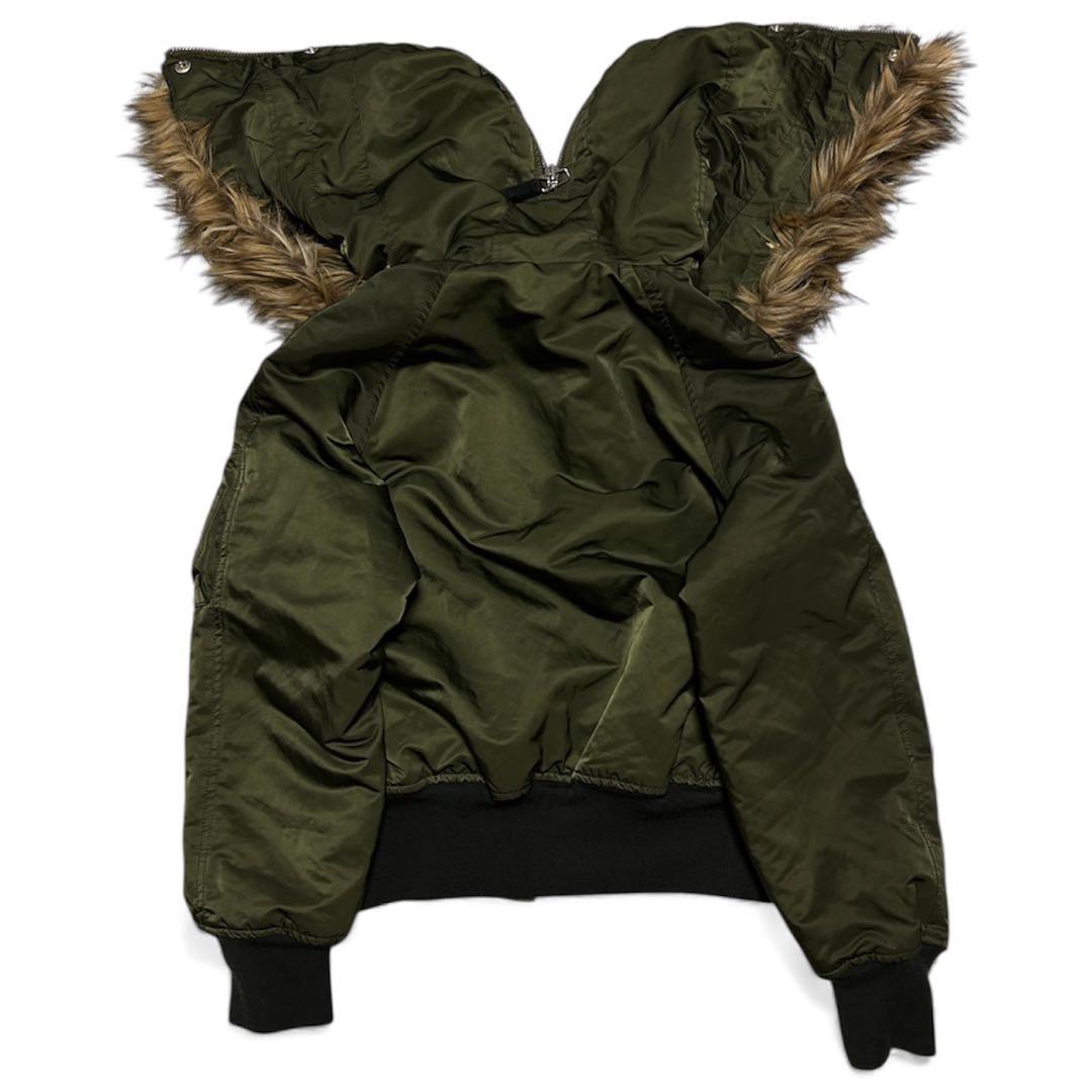 GAP n2b y2k fairygrunge モッズコート ミリタリー ファー