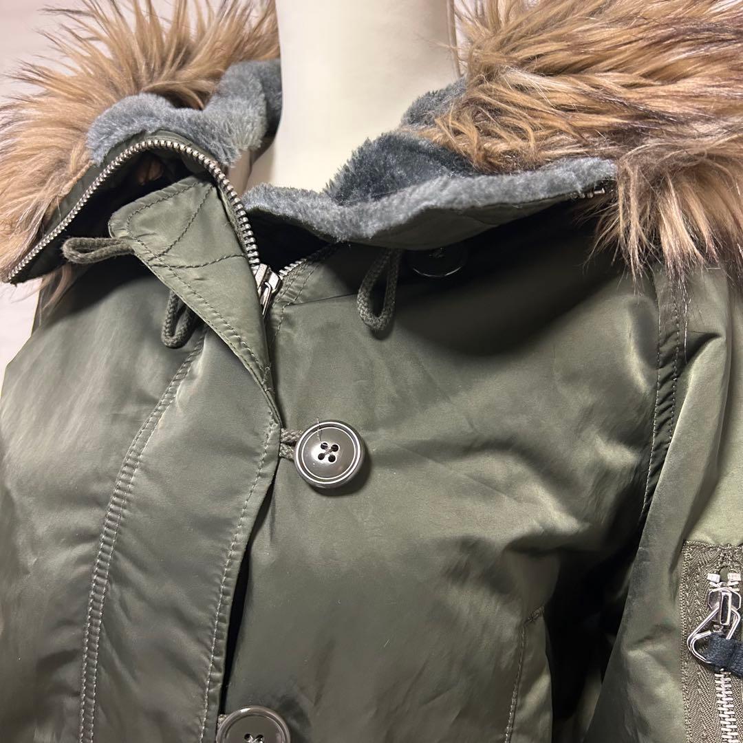 GAP n2b y2k fairygrunge モッズコート ミリタリー ファー