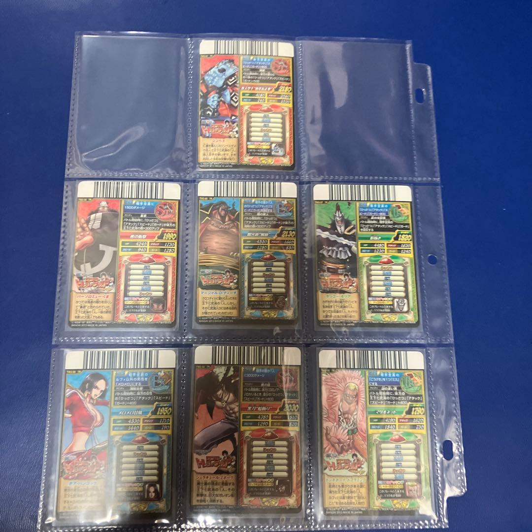 ワンピートレジャーワールド　7R 7枚セット　ワンピースベリーマッチ　カードダス