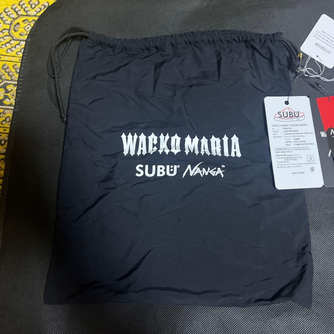 wacko maria×Nanga レオパードウィンターサンダル