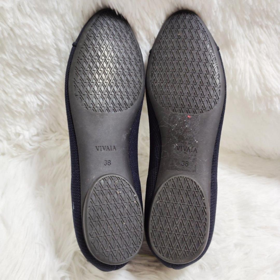 美品！ビバイア VIVAIA ティアナ 最終価格 38/24cm ネイビー