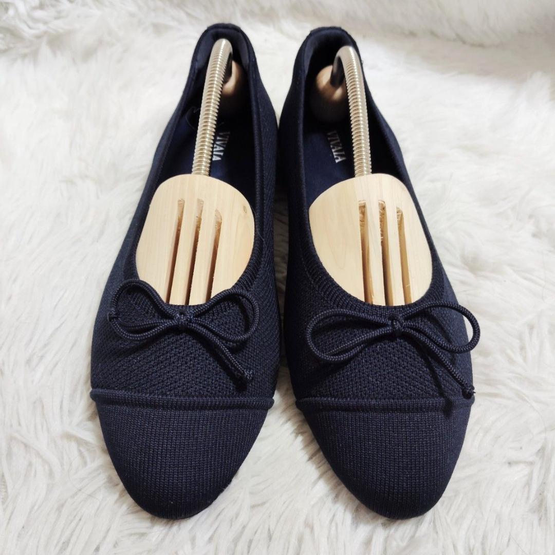 美品！ビバイア VIVAIA ティアナ 最終価格 38/24cm ネイビー