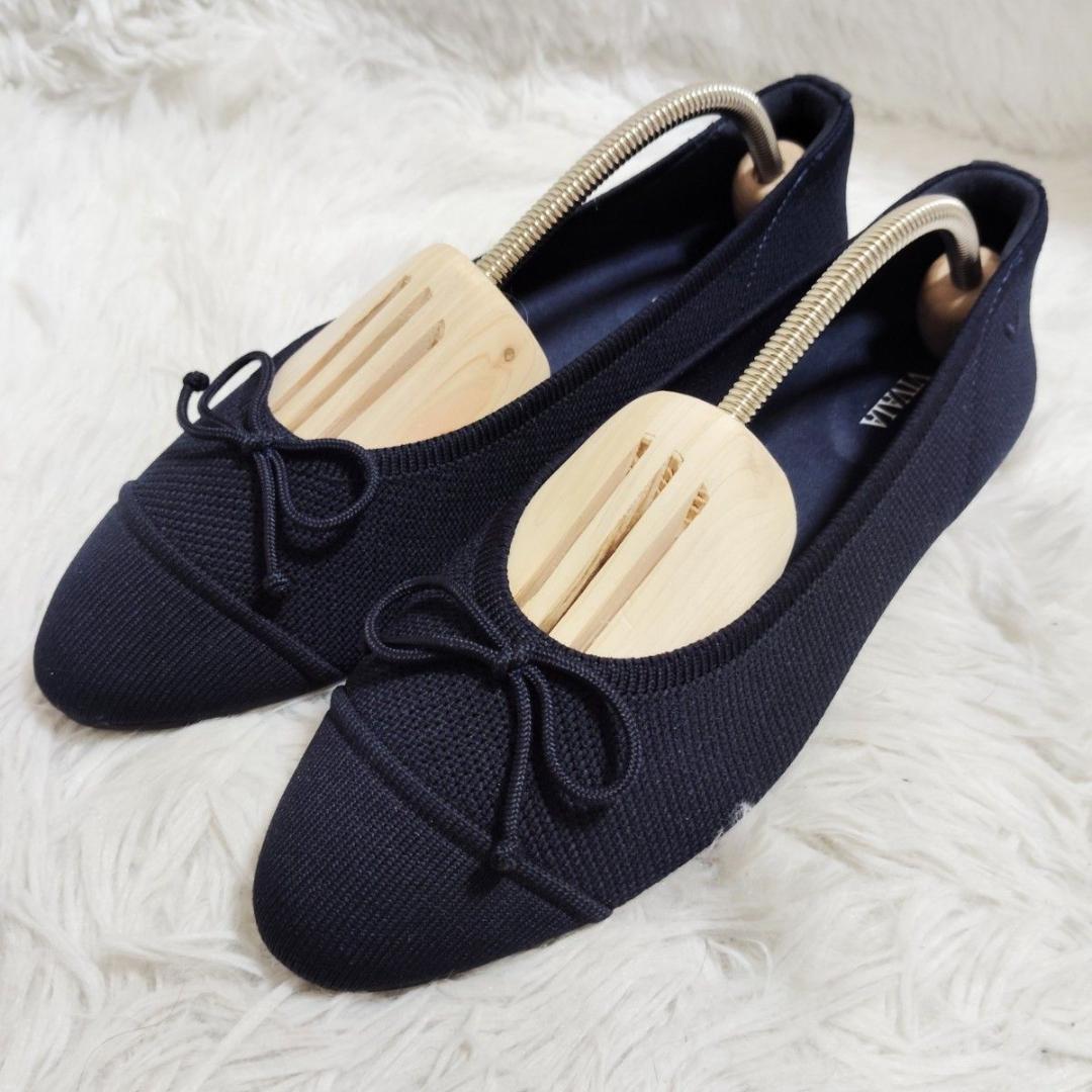 美品！ビバイア VIVAIA ティアナ 最終価格 38/24cm ネイビー