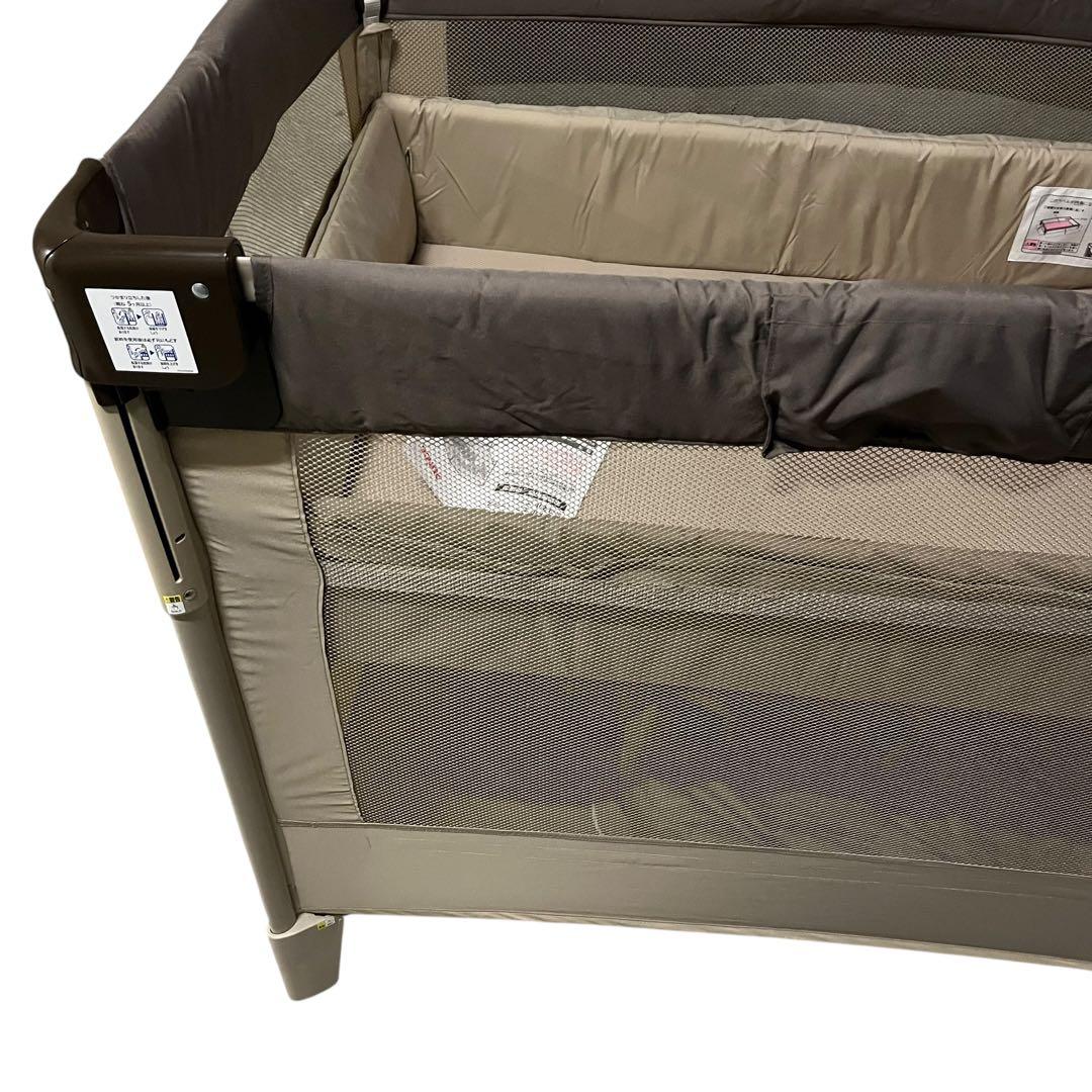 【美品】Aprica ココネルエアー ベビーベッド 折り畳み ベッド