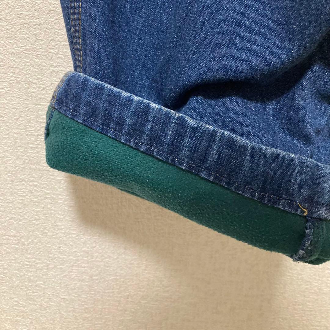 llbeanライナー付きデニムペインターパンツUSA製