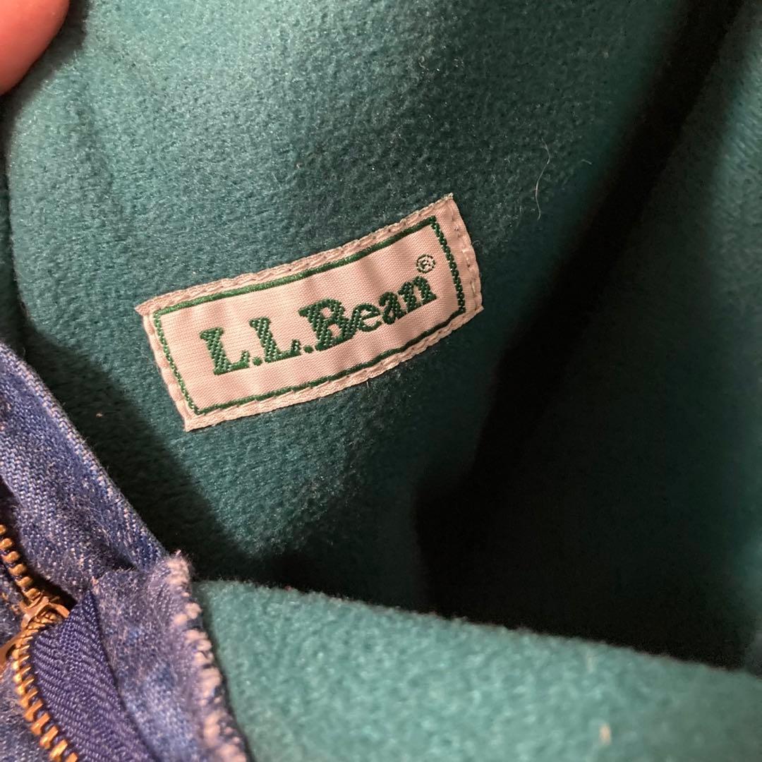 llbeanライナー付きデニムペインターパンツUSA製