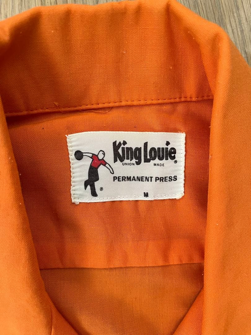 【希少・美品】60s70s King Louie ボーリングシャツ 両面プリント