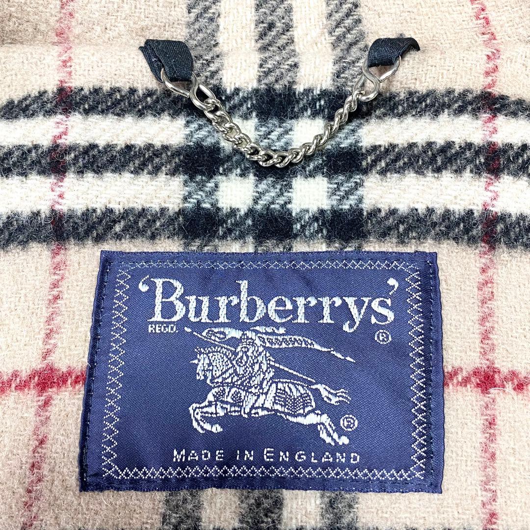 美品✨ Burberrys ダッフルコート ノバチェック 英国製 ベージュ XL