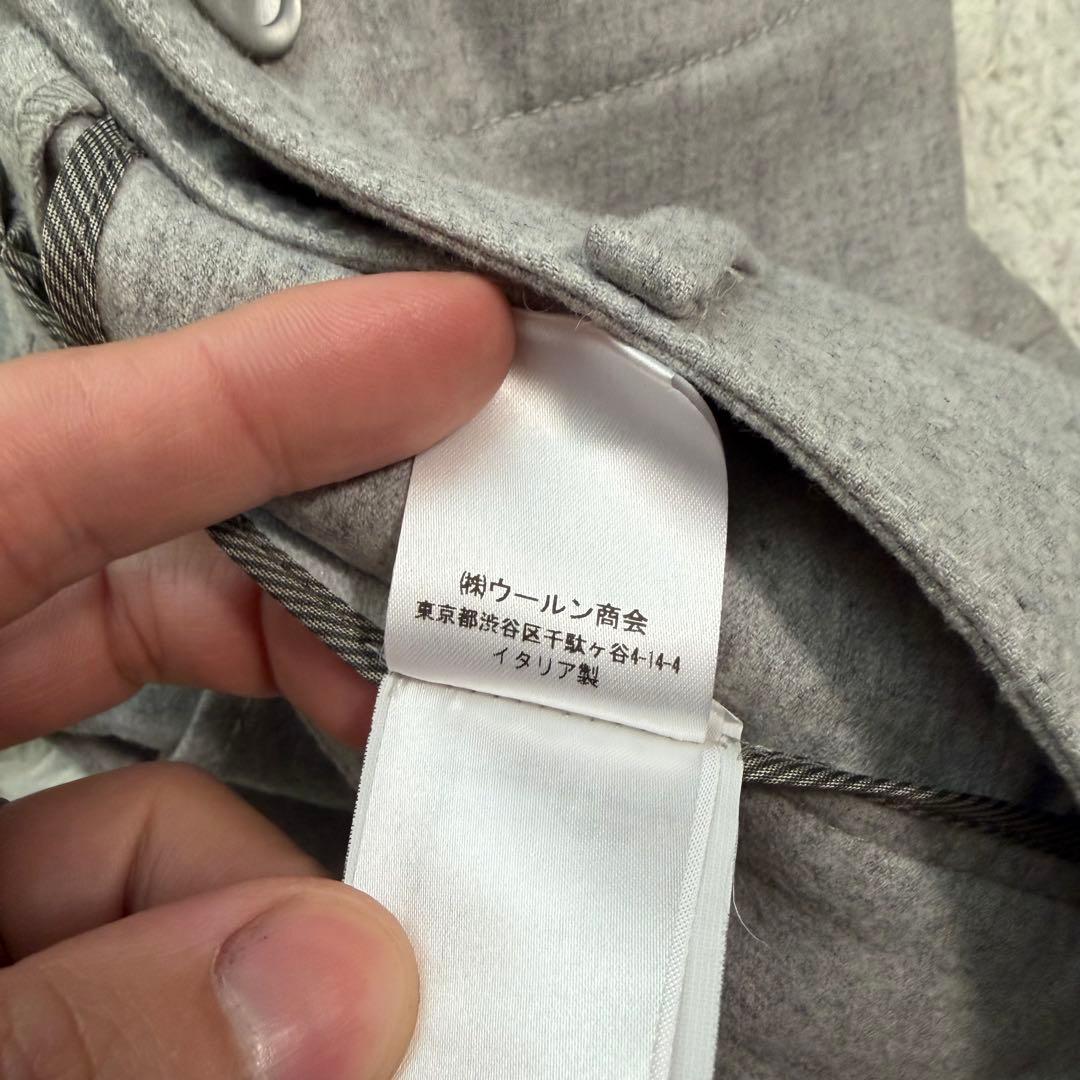 最高級定価約20万　ブルネロクチネリ　カーゴパンツ　スラックス　ウール　イタリア