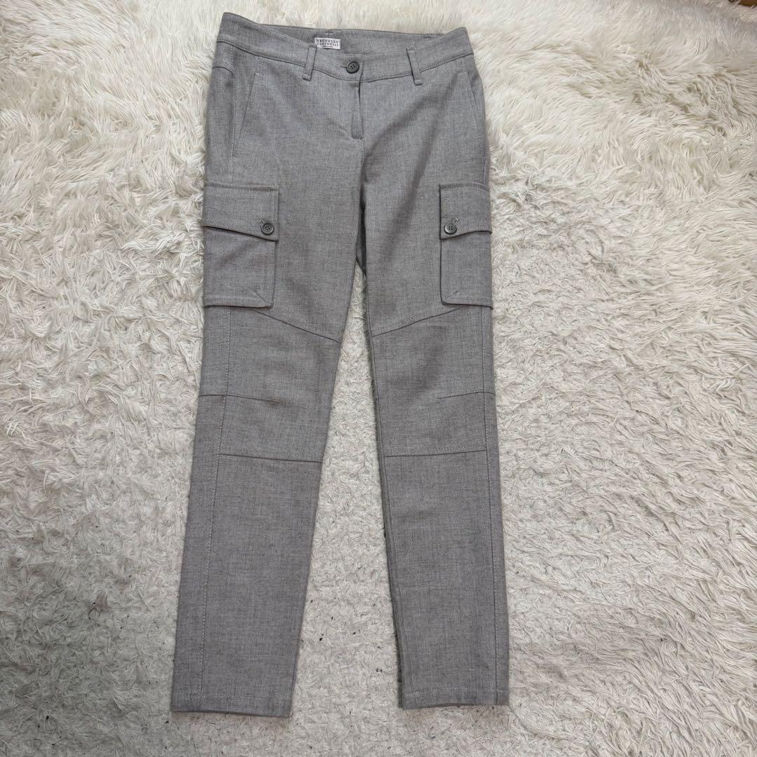 最高級定価約20万　ブルネロクチネリ　カーゴパンツ　スラックス　ウール　イタリア