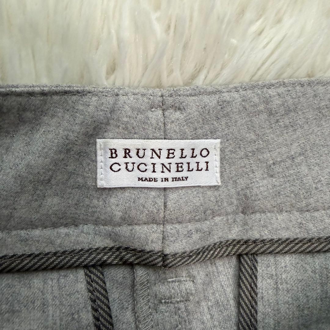 最高級定価約20万　ブルネロクチネリ　カーゴパンツ　スラックス　ウール　イタリア