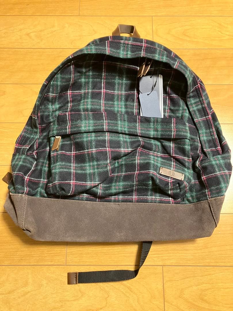 【お値下げ】フレッドペリー　ハウスタータンウール素材×レザー製リュック新品