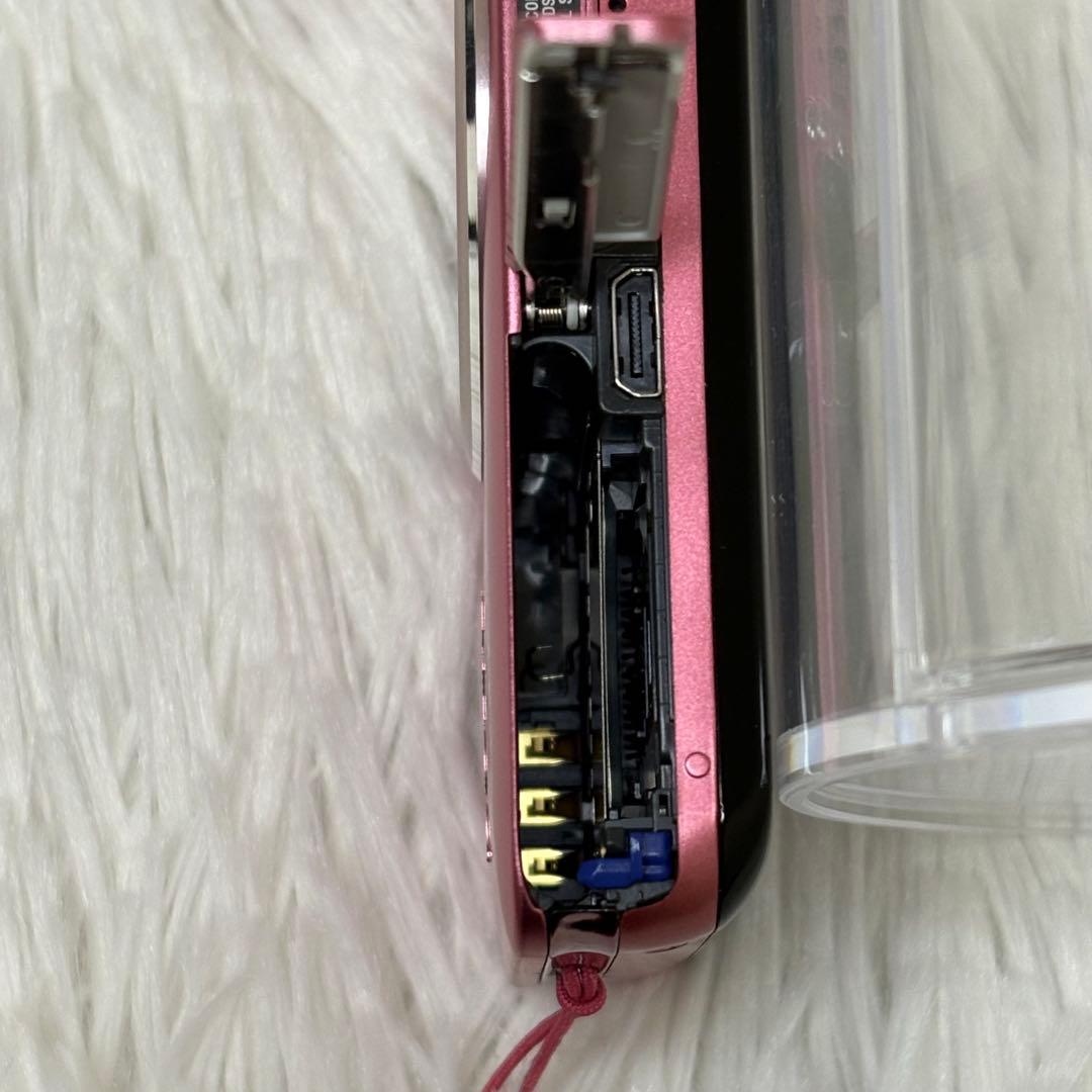 美品　SONY カメラ　DSC-WX30 充電器　箱　ピンク　コンデジ　動作品