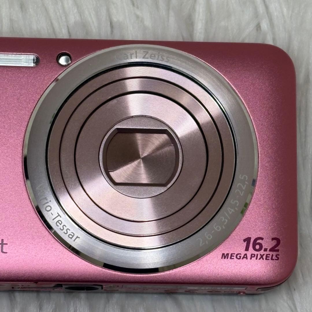 美品　SONY カメラ　DSC-WX30 充電器　箱　ピンク　コンデジ　動作品