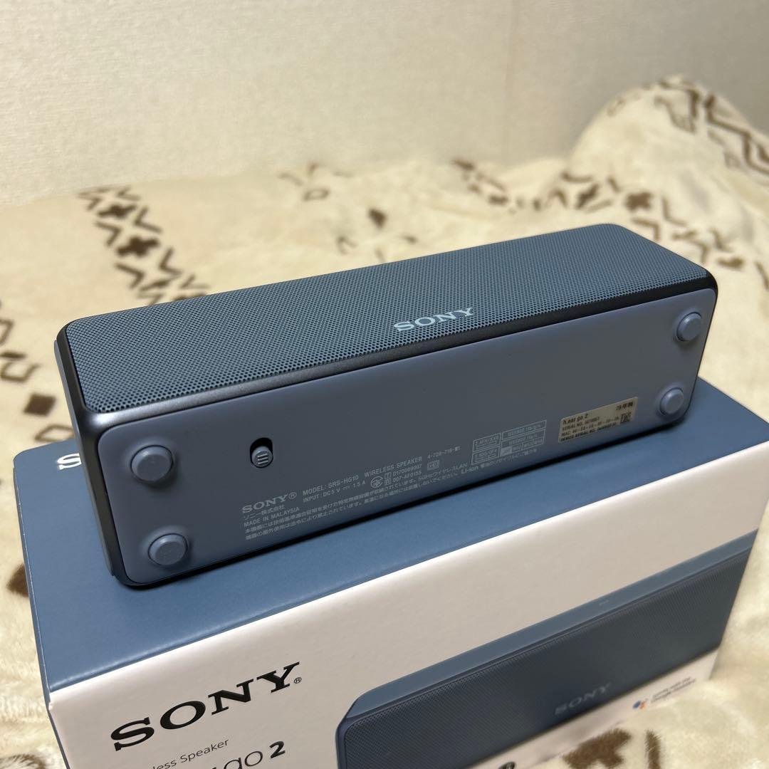 SONY ソニー ワイヤレススピーカー SRS-HG10 ムーンリットブルー