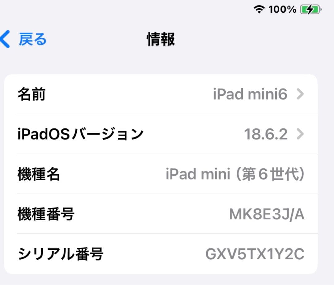 iPad mini（第6世代）Wifi＋Cellular