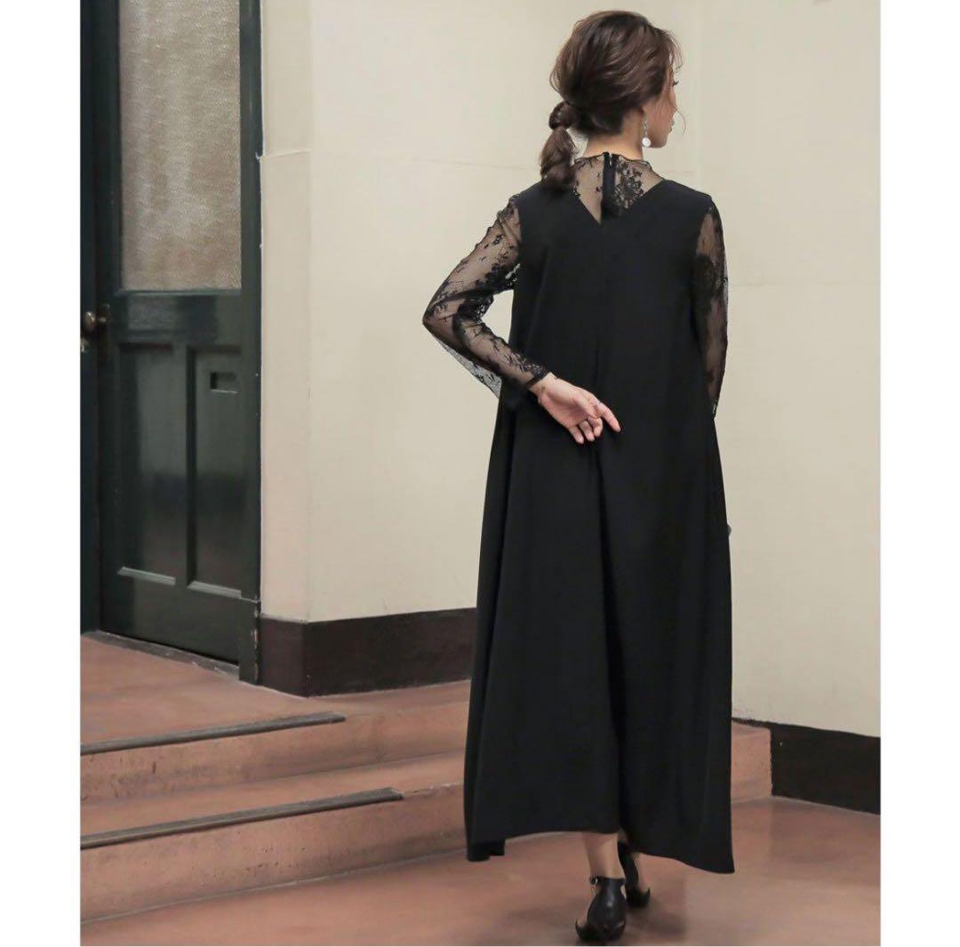 エピック デイEPIC DAY 【美品】レースAラインロングドレス LL