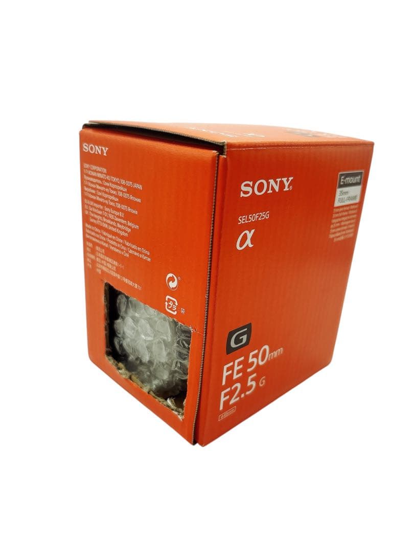 SONY レンズ FE 50mm F2.5 G