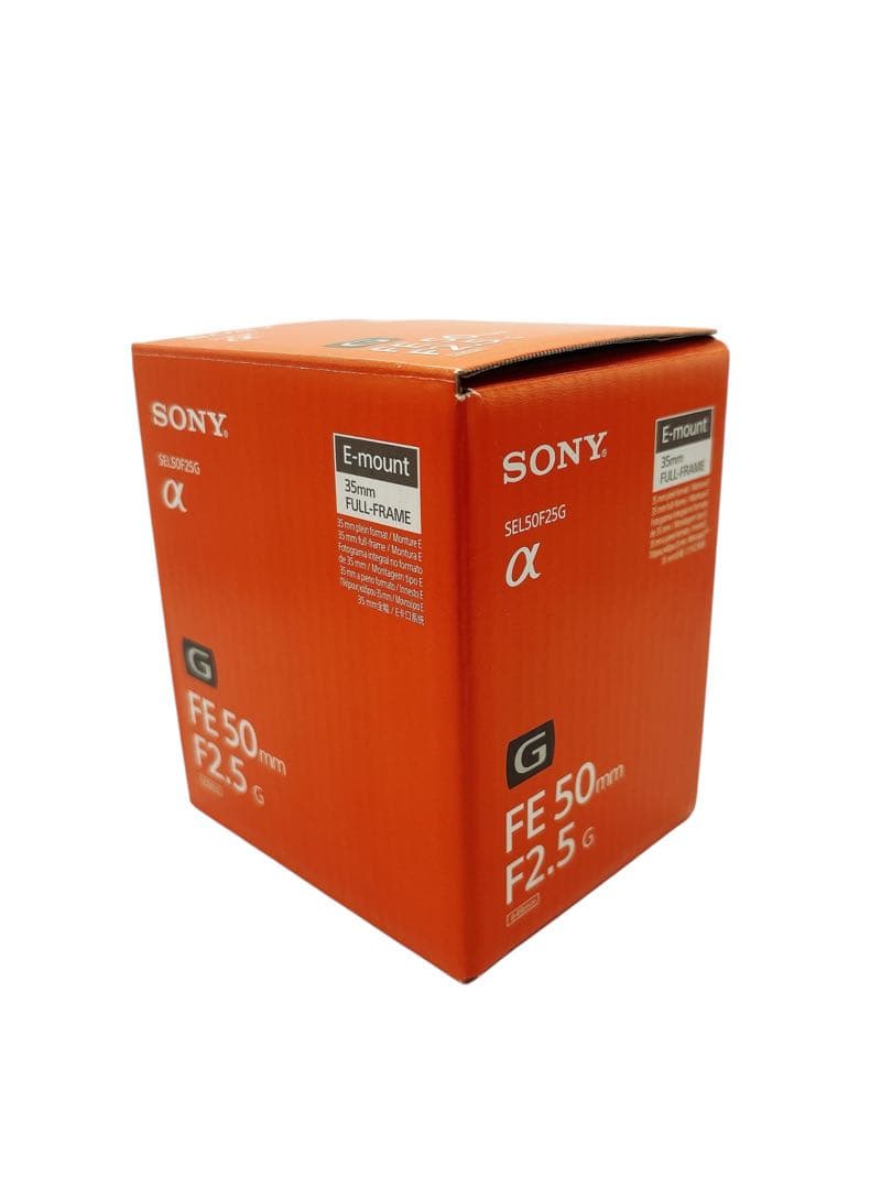 SONY レンズ FE 50mm F2.5 G