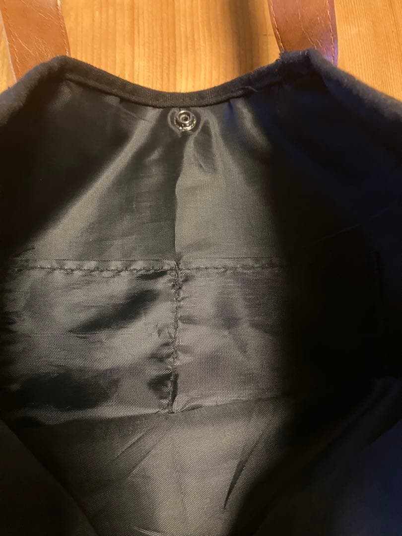 【非売品】CHANEL シャネル トートバッグ キャンバス 黒×茶色