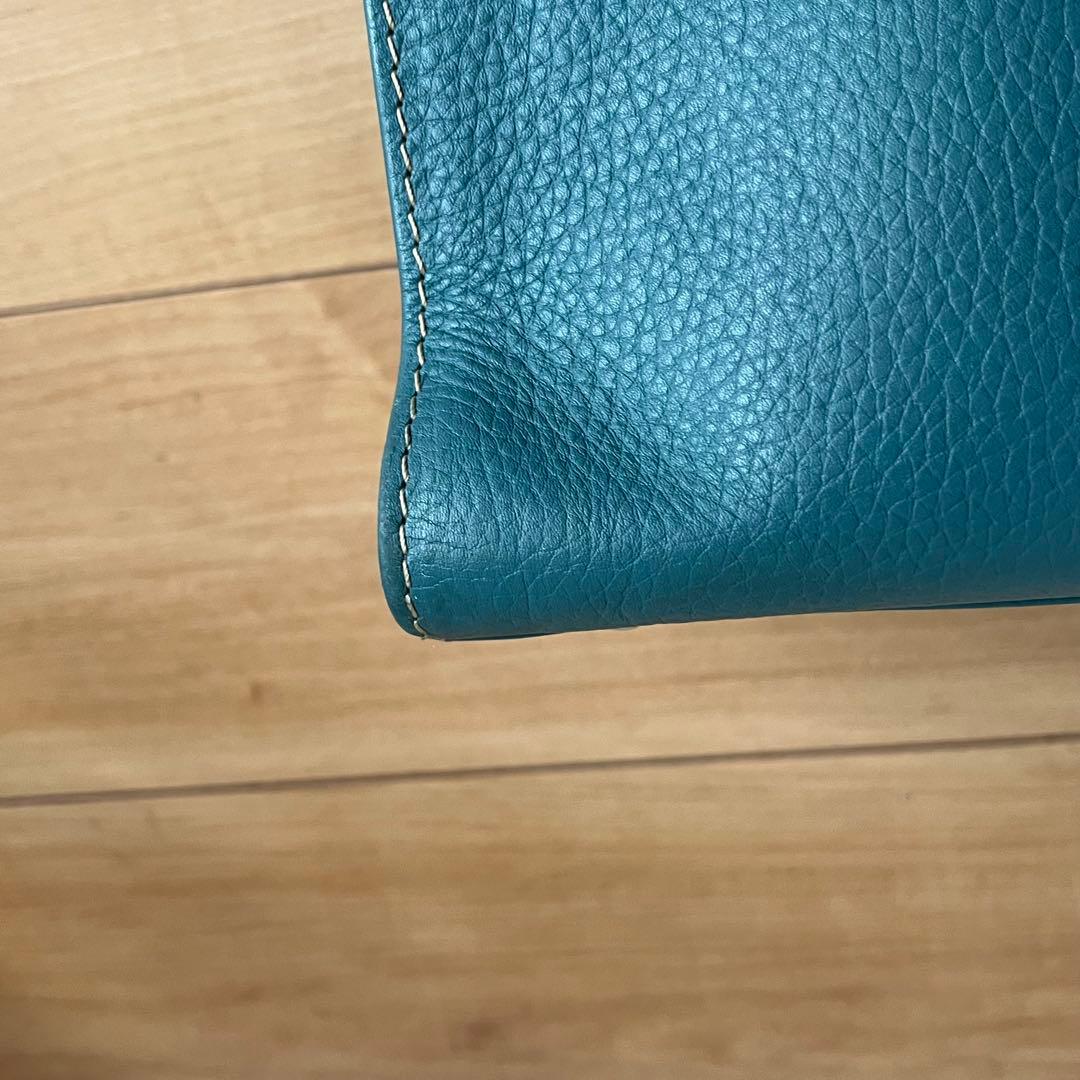 デスティニーズディメンション トートバッグ ブルー レザー