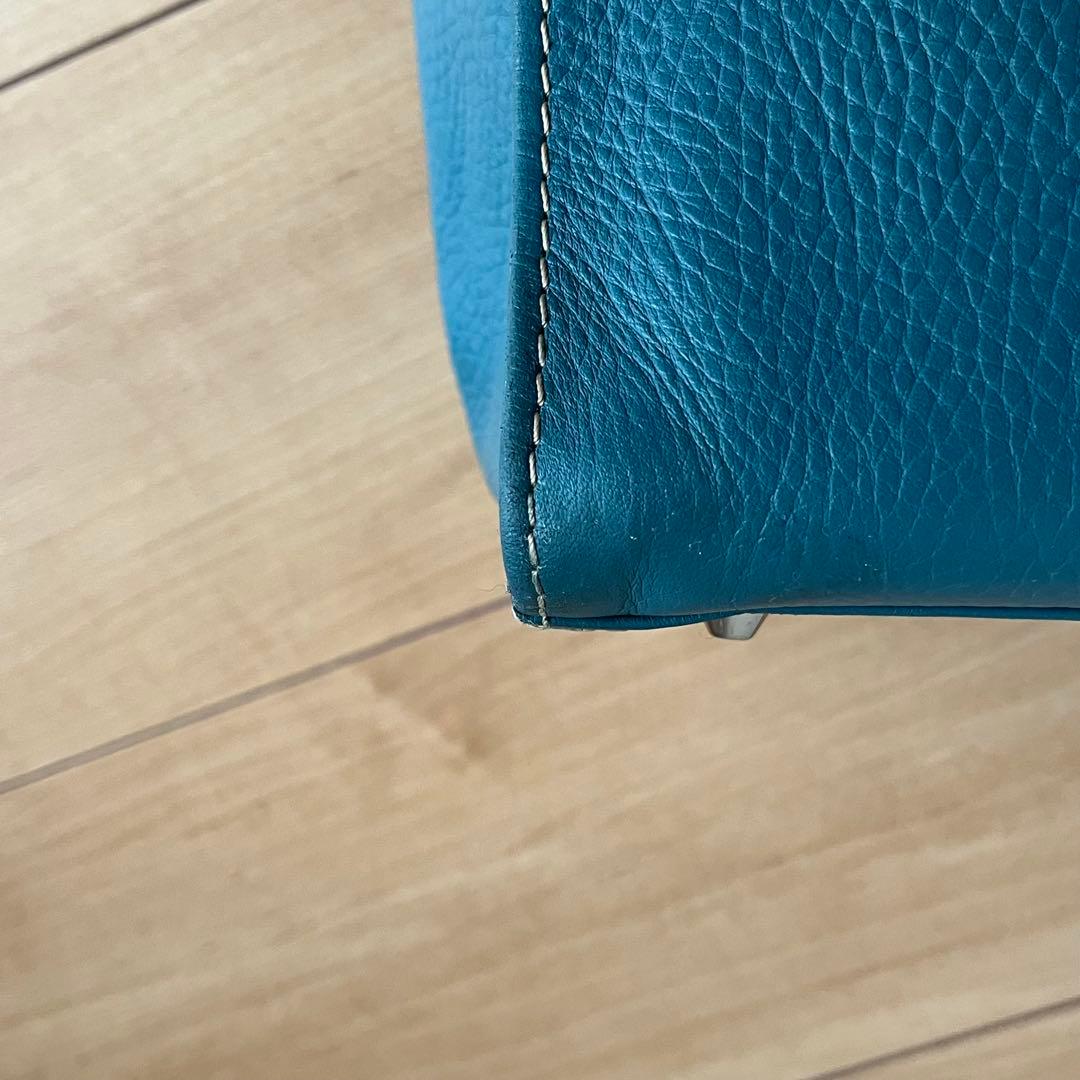 デスティニーズディメンション トートバッグ ブルー レザー