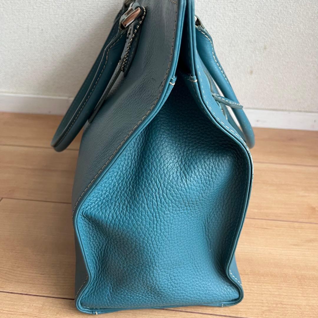 デスティニーズディメンション トートバッグ ブルー レザー