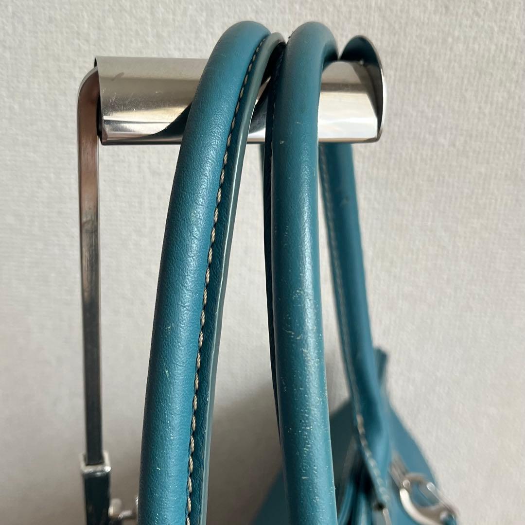 デスティニーズディメンション トートバッグ ブルー レザー