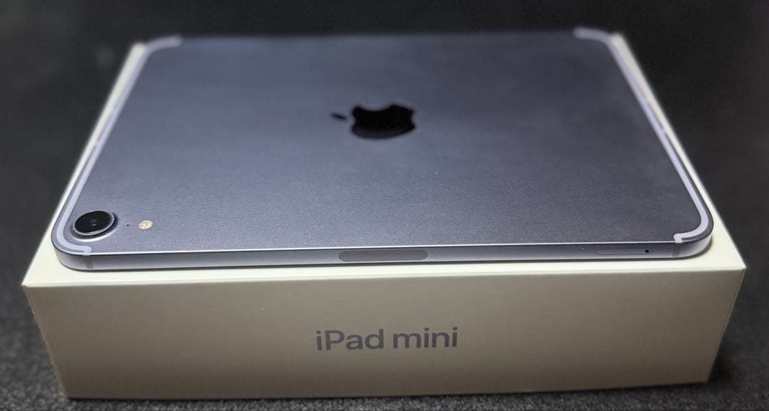 iPad mini 第6世代　パープル　セルラーモデル　64GB 美品　87%