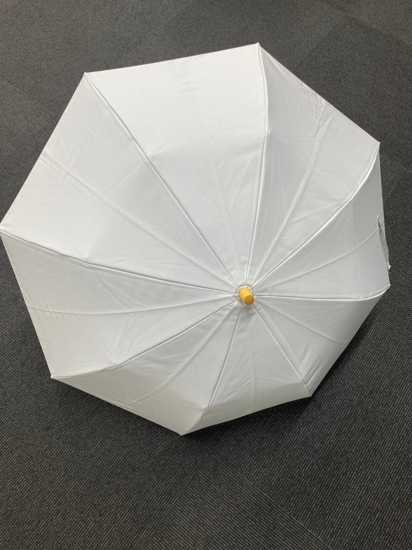 サンバリア100 折りたたみ日傘 ２段折 ホワイト