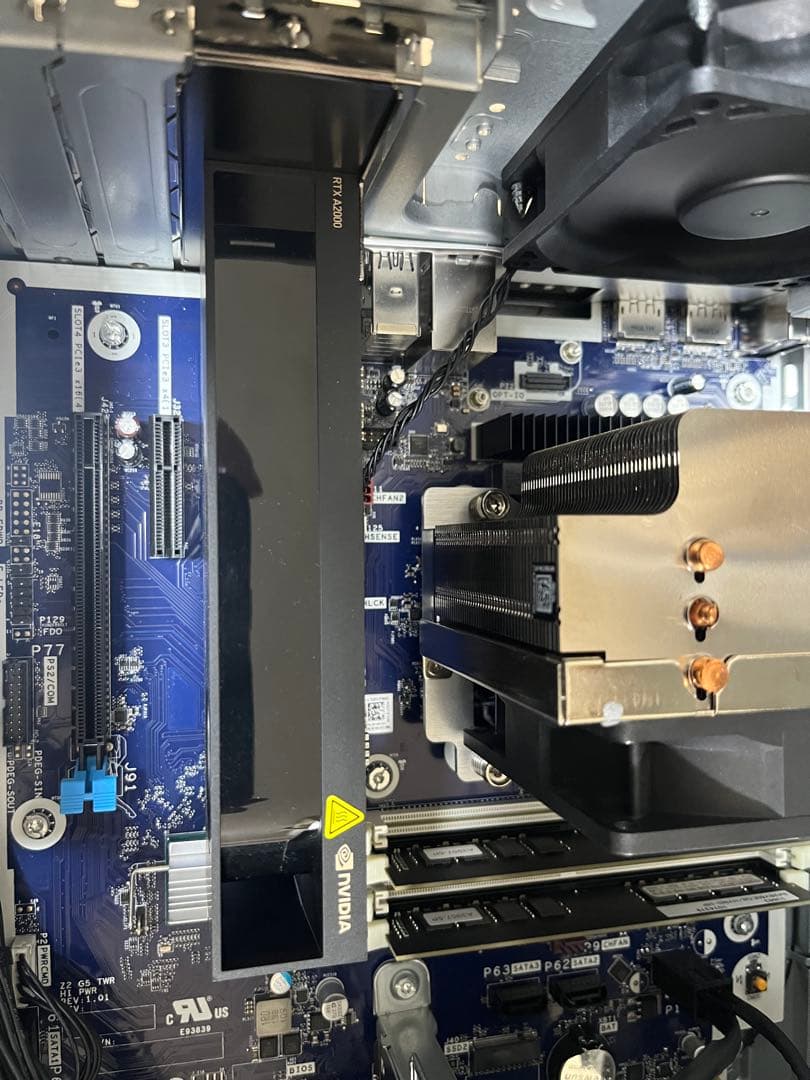 HP Z2タワーG5 W-1250P 16GB SSD1TB RTX A2000