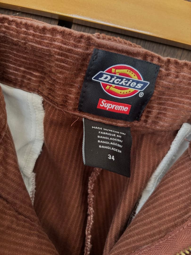 Supreme×Dickies Corduroy Work Pants W34