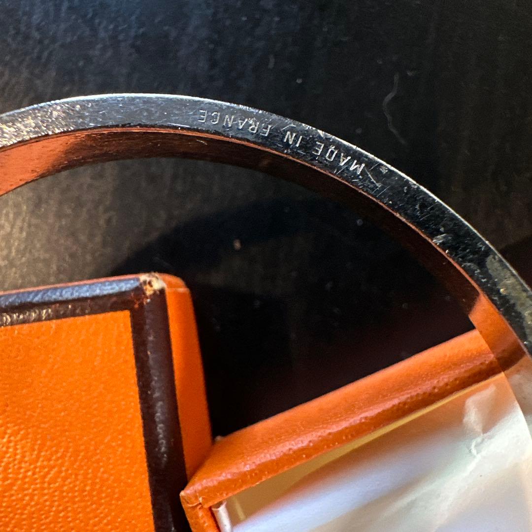 HERMES シルバー バングル・リストバンド