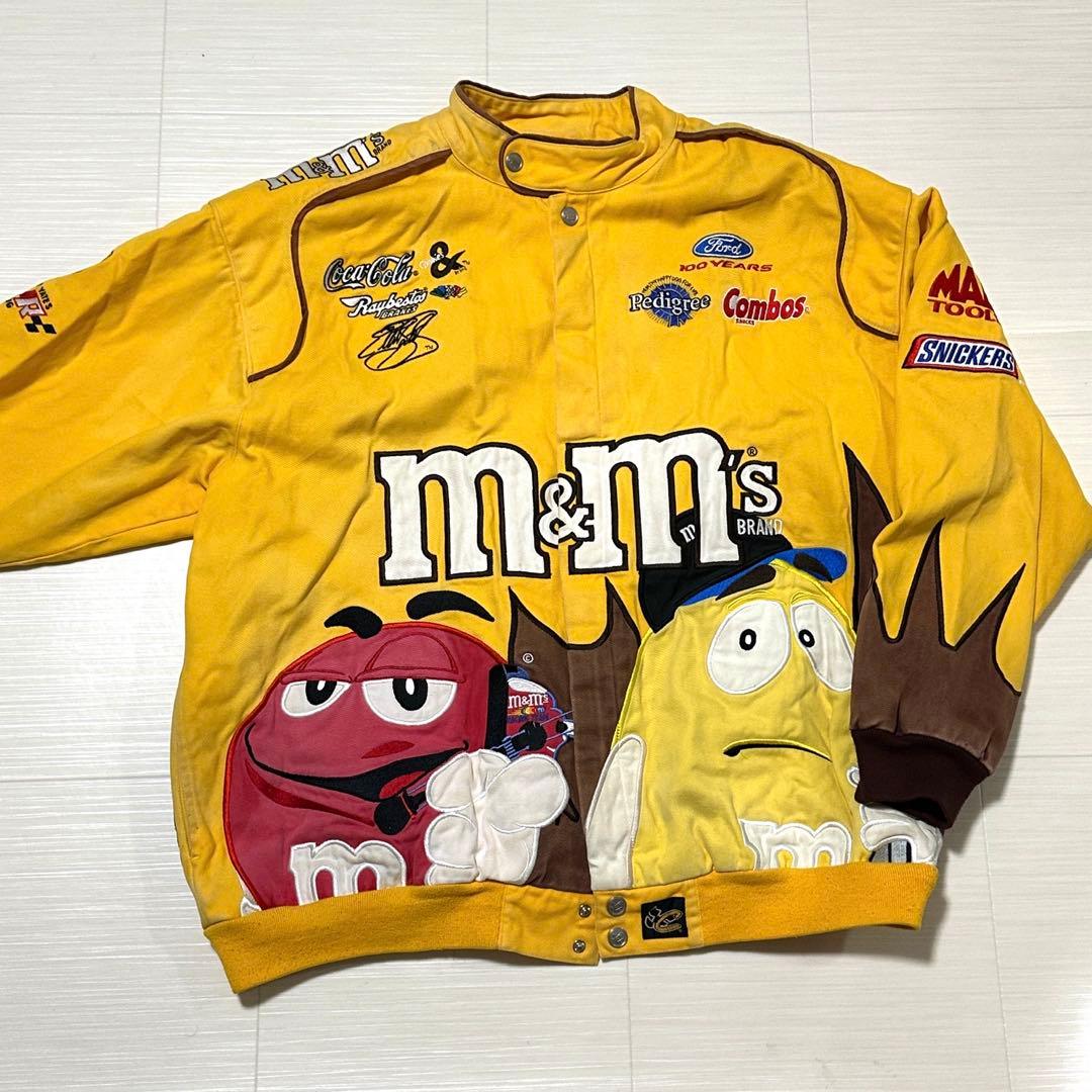 CHASE レーシングジャケット エムアンドエムズ　スポンサー　刺繍　90s