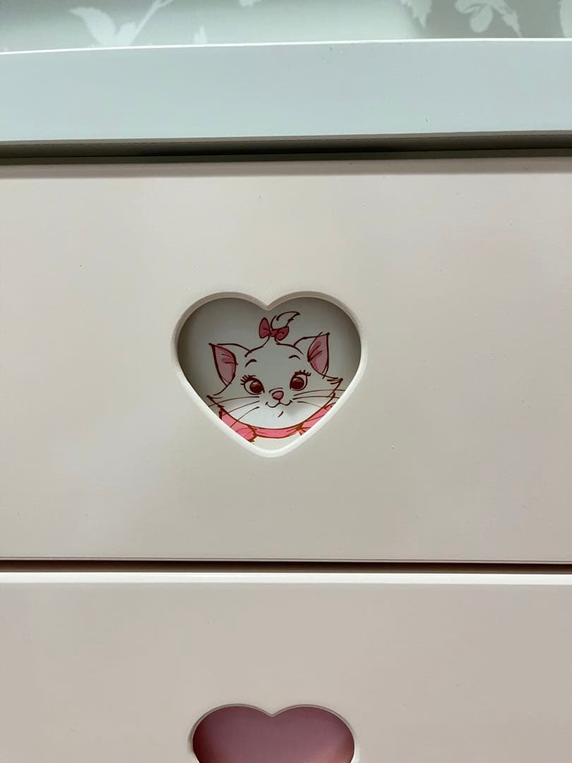 75cm幅 5段 おしゃれキャット マリー チェスト タンス 収納棚