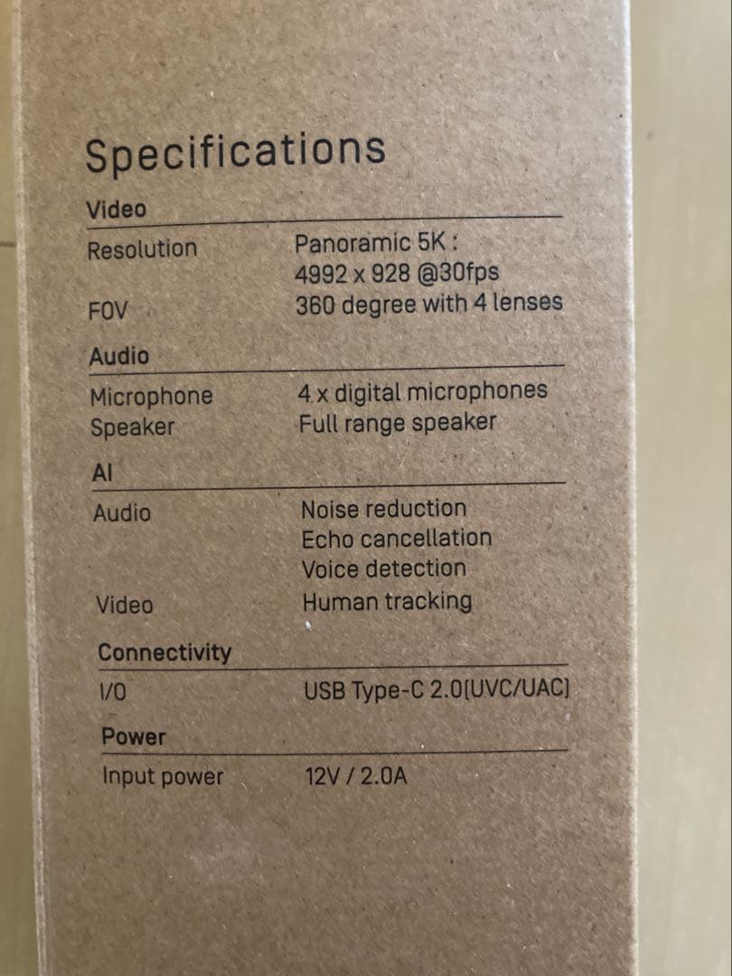 IPEVO TOTEM360 カメラ